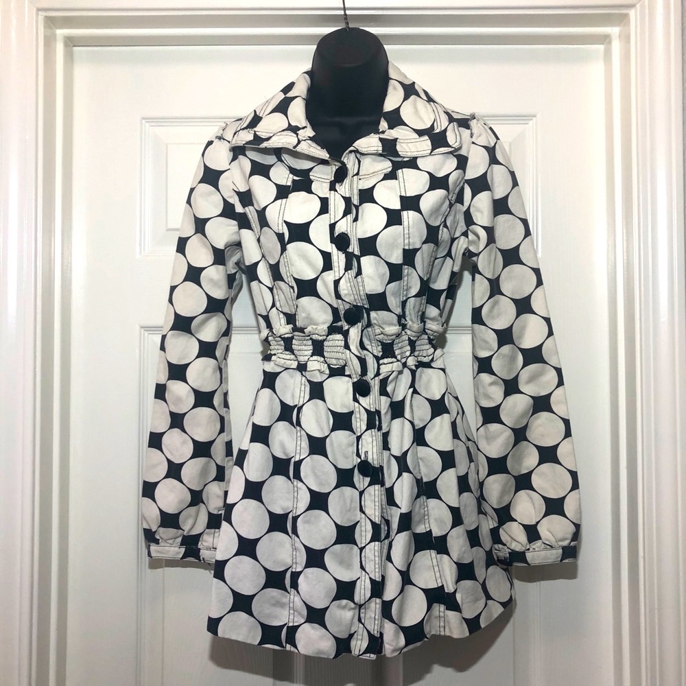 Lucy Paris women’s fitted polka dot jacked